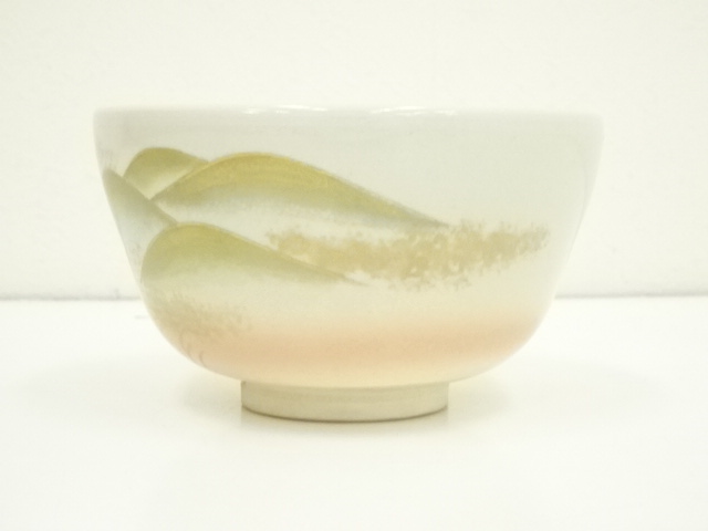 道具 ] - 道具 京焼 弘艸造 色絵白妙茶碗（共箱） | ネットショップ圭